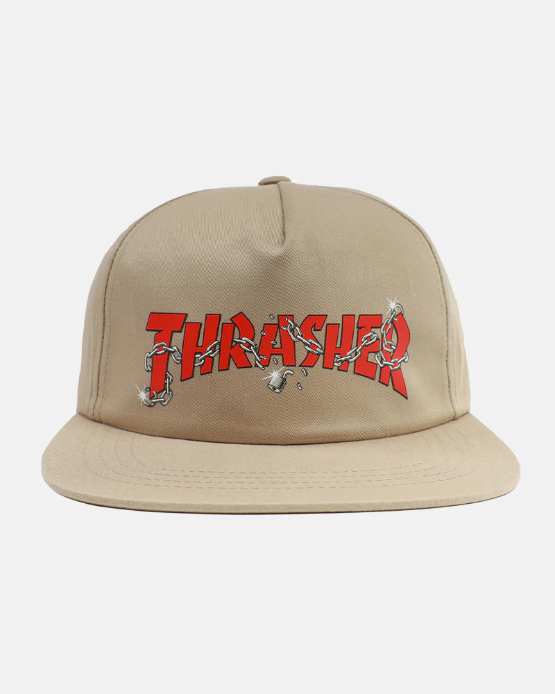 THRASHER CHAINS BY DANIEL SHEPARD - SNAPBACK - KHAKI