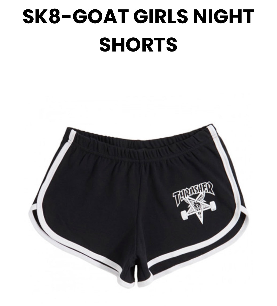Thrasher Girls Skate Goat Shorts