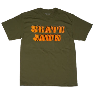 SKATE JAWN BUBBLE JAWN TEE OLIVE